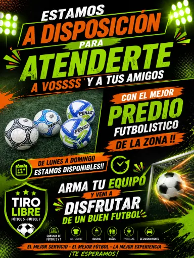 Logo CANCHAS DE FUTBOL TIROLIBRE